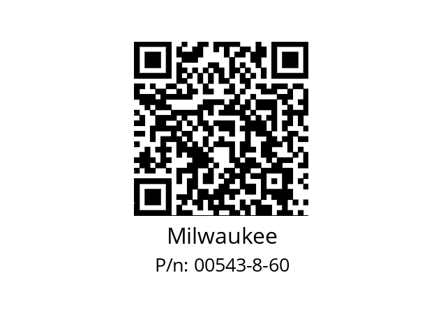   Milwaukee 00543-8-60