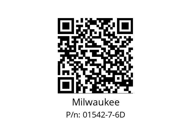   Milwaukee 01542-7-6D