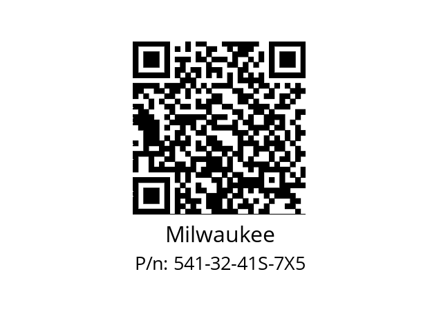   Milwaukee 541-32-41S-7X5