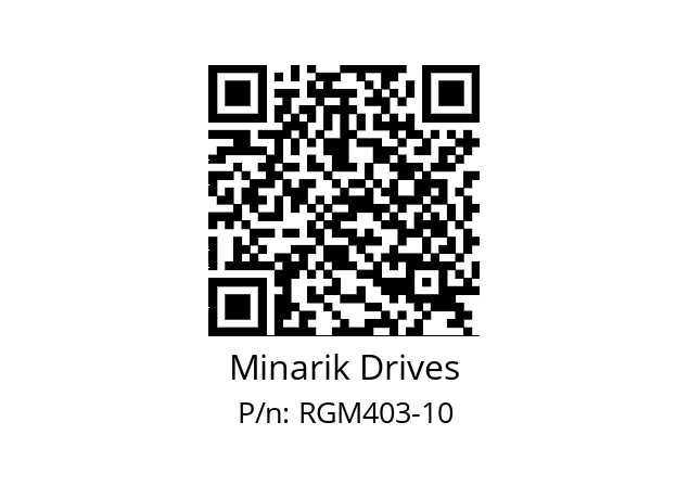   Minarik Drives RGM403-10