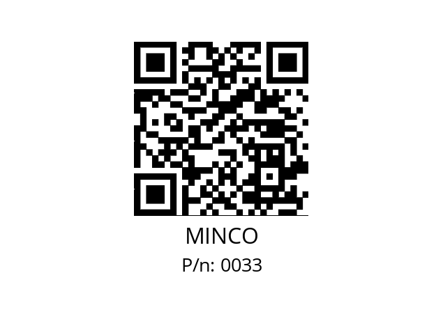   MINCO 0033