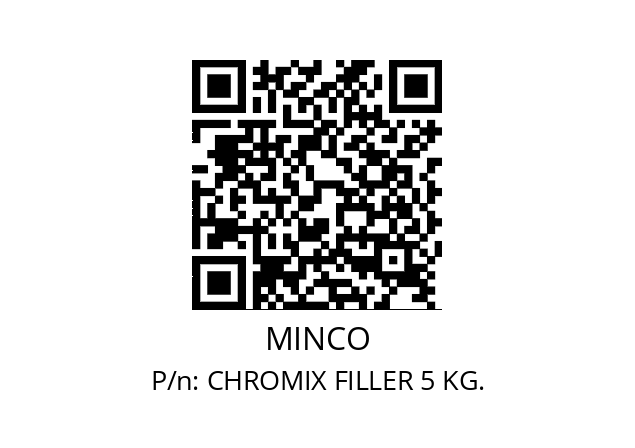   MINCO CHROMIX FILLER 5 KG.