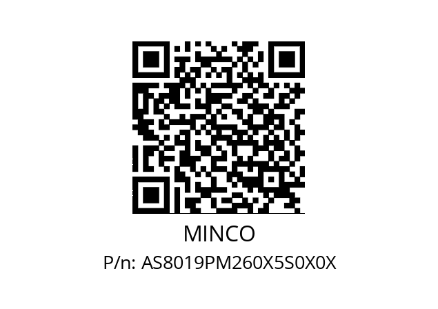   MINCO AS8019PM260X5S0X0X