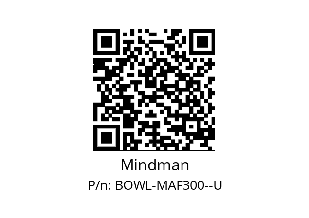   Mindman BOWL-MAF300--U