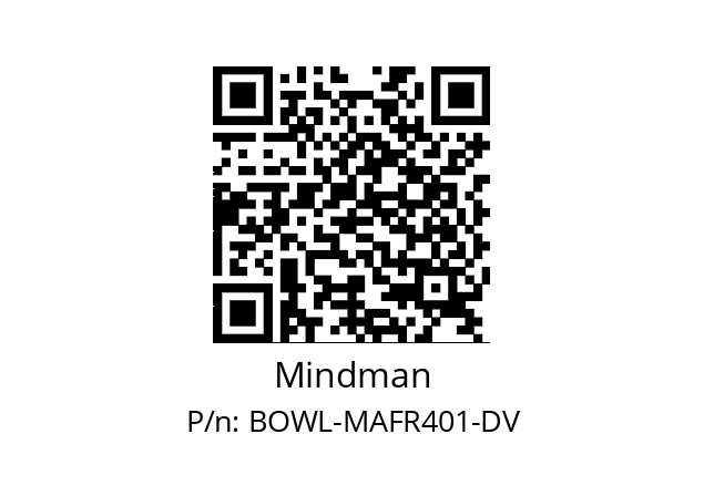   Mindman BOWL-MAFR401-DV