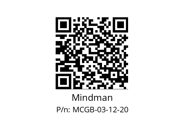   Mindman MCGB-03-12-20