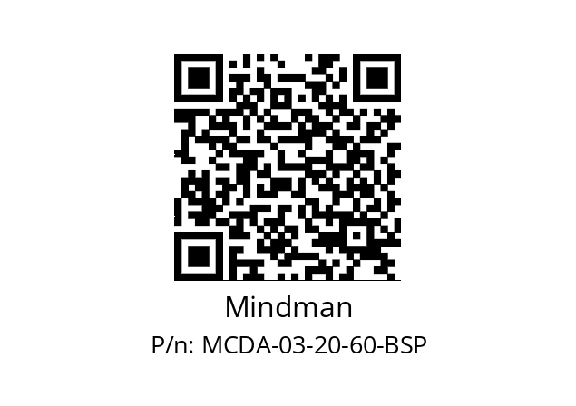   Mindman MCDA-03-20-60-BSP