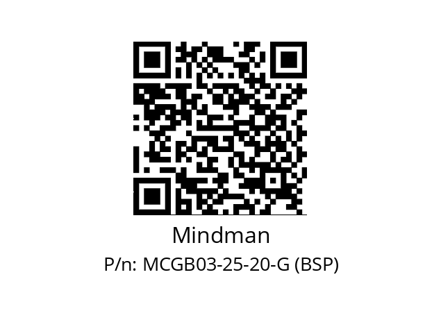   Mindman MCGB03-25-20-G (BSP)