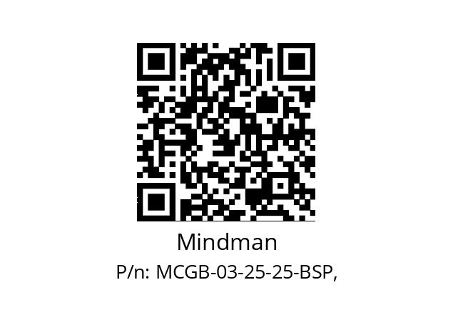   Mindman MCGB-03-25-25-BSP,