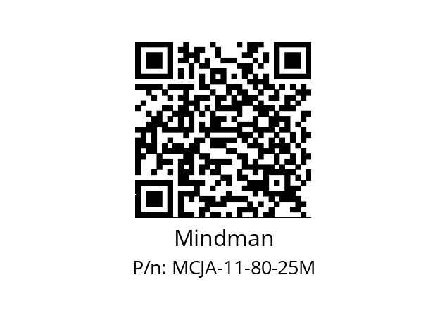   Mindman MCJA-11-80-25M