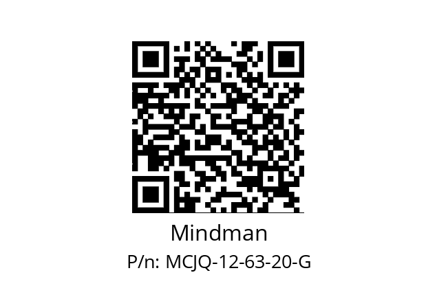   Mindman MCJQ-12-63-20-G