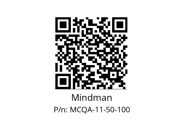   Mindman MCQA-11-50-100