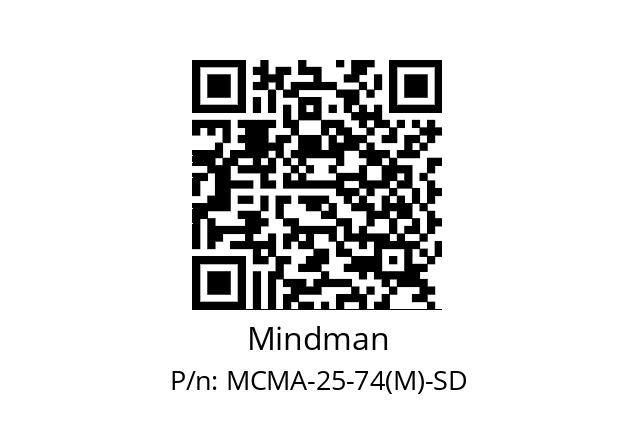   Mindman MCMA-25-74(M)-SD