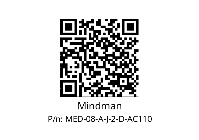   Mindman MED-08-A-J-2-D-AC110