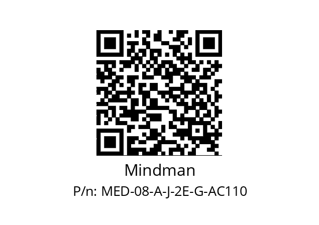   Mindman MED-08-A-J-2E-G-AC110