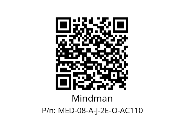   Mindman MED-08-A-J-2E-O-AC110