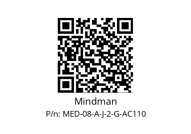   Mindman MED-08-A-J-2-G-AC110