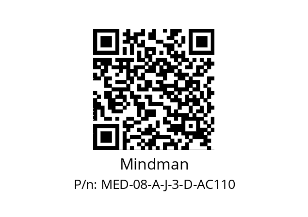   Mindman MED-08-A-J-3-D-AC110