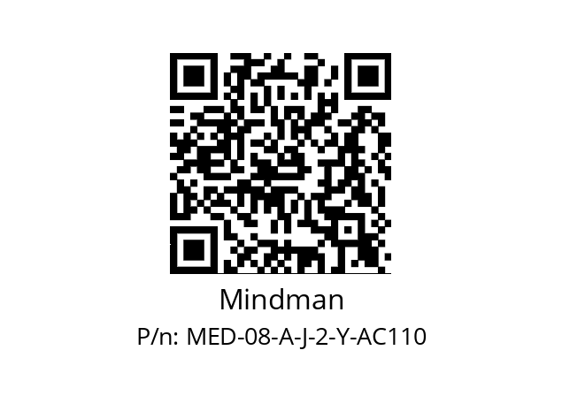   Mindman MED-08-A-J-2-Y-AC110