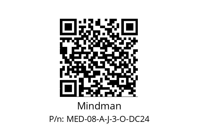   Mindman MED-08-A-J-3-O-DC24