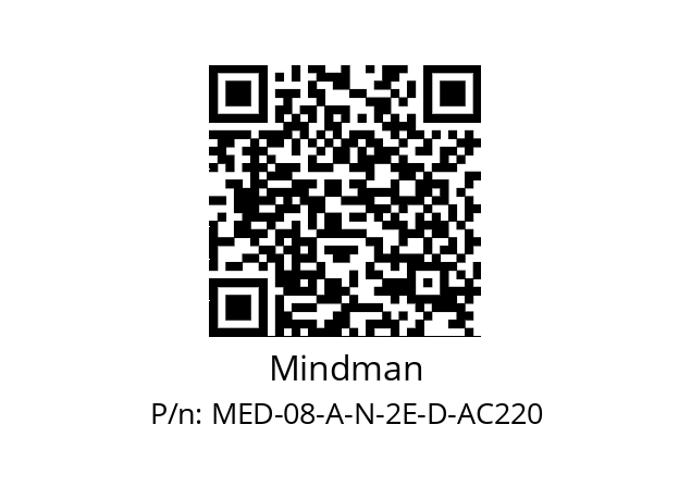   Mindman MED-08-A-N-2E-D-AC220