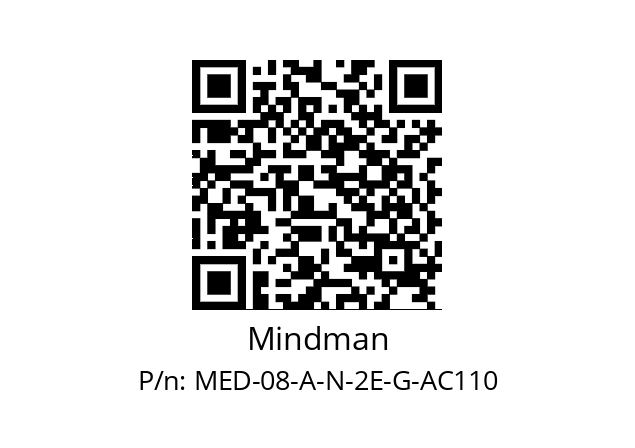   Mindman MED-08-A-N-2E-G-AC110