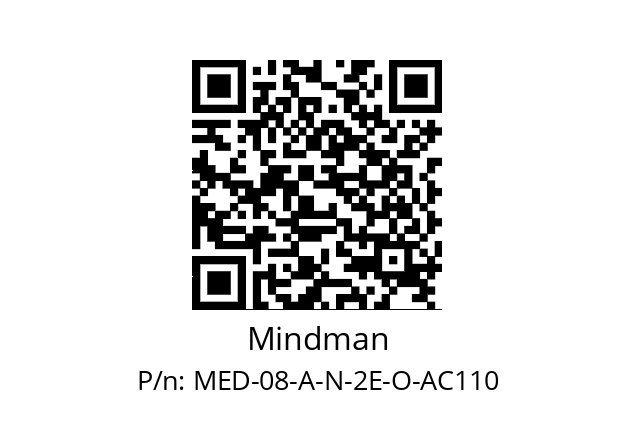   Mindman MED-08-A-N-2E-O-AC110