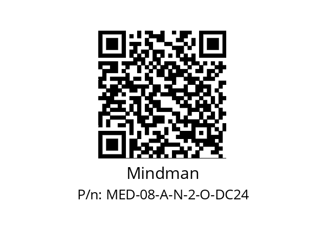   Mindman MED-08-A-N-2-O-DC24