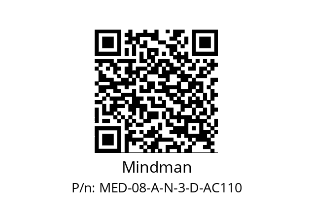   Mindman MED-08-A-N-3-D-AC110