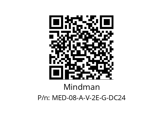   Mindman MED-08-A-V-2E-G-DC24