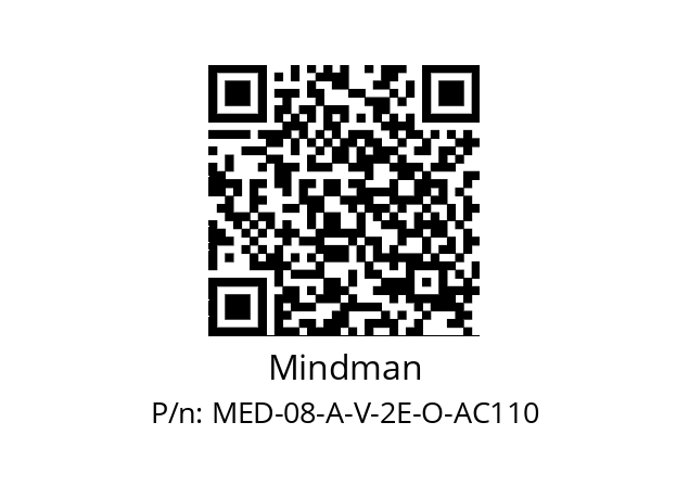   Mindman MED-08-A-V-2E-O-AC110