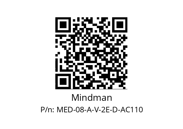   Mindman MED-08-A-V-2E-D-AC110