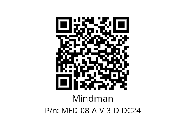   Mindman MED-08-A-V-3-D-DC24