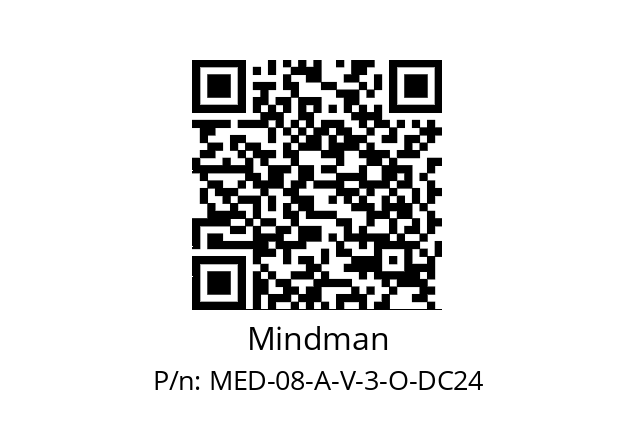   Mindman MED-08-A-V-3-O-DC24