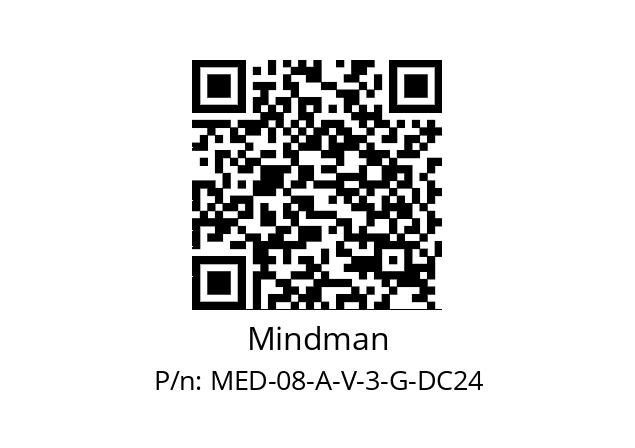   Mindman MED-08-A-V-3-G-DC24