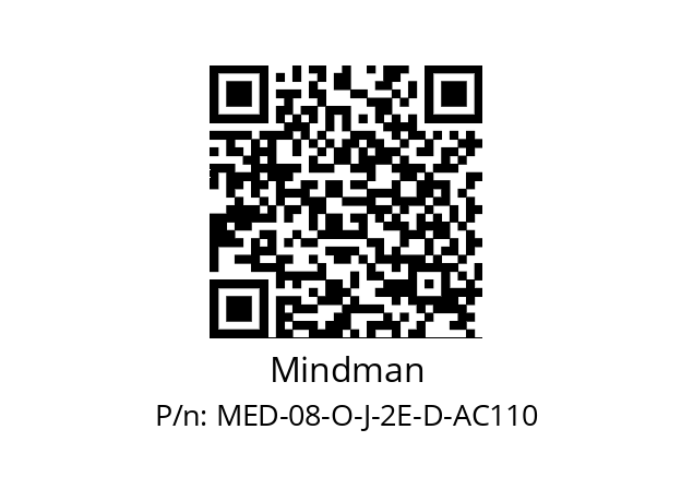   Mindman MED-08-O-J-2E-D-AC110