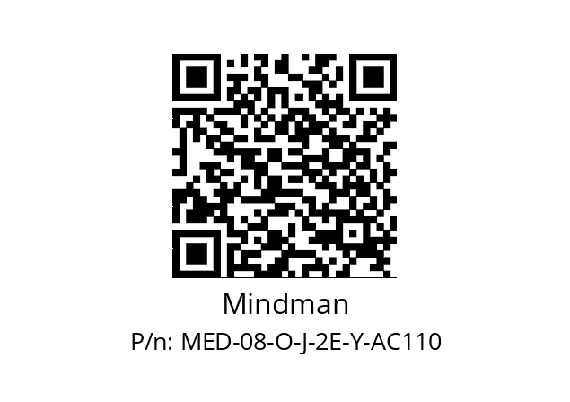   Mindman MED-08-O-J-2E-Y-AC110