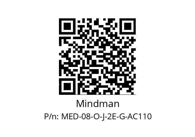   Mindman MED-08-O-J-2E-G-AC110