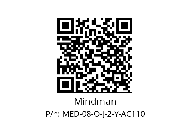   Mindman MED-08-O-J-2-Y-AC110