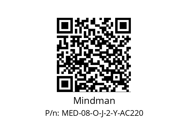   Mindman MED-08-O-J-2-Y-AC220