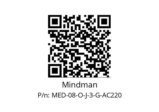   Mindman MED-08-O-J-3-G-AC220