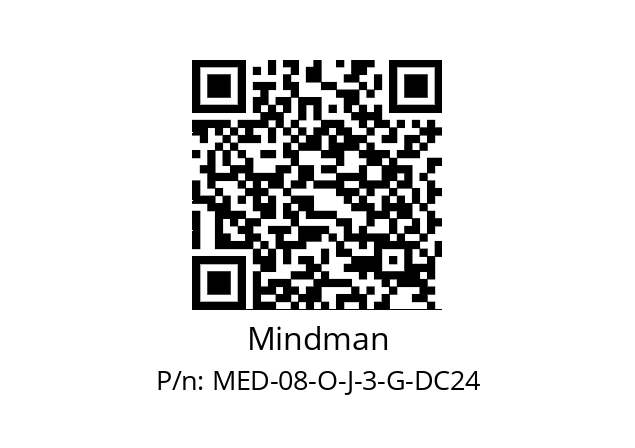   Mindman MED-08-O-J-3-G-DC24