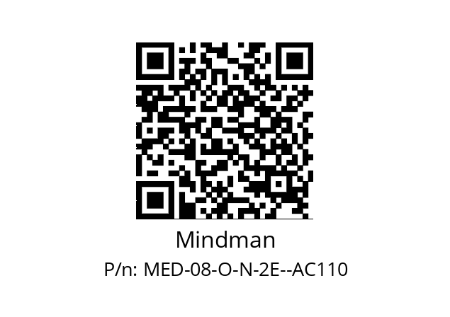   Mindman MED-08-O-N-2E--AC110