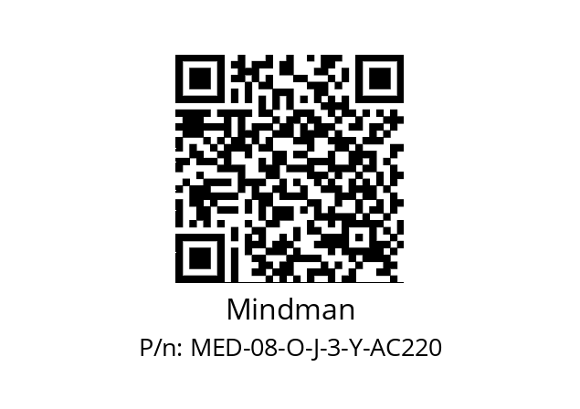   Mindman MED-08-O-J-3-Y-AC220