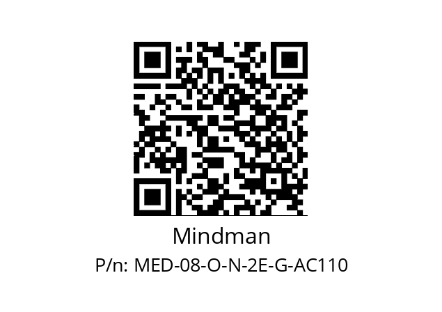   Mindman MED-08-O-N-2E-G-AC110