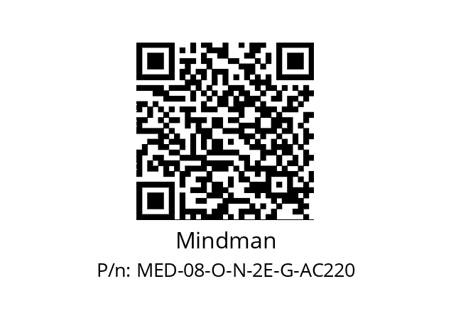   Mindman MED-08-O-N-2E-G-AC220