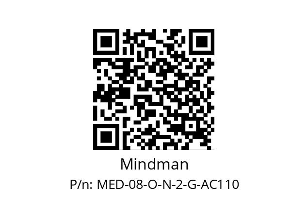   Mindman MED-08-O-N-2-G-AC110