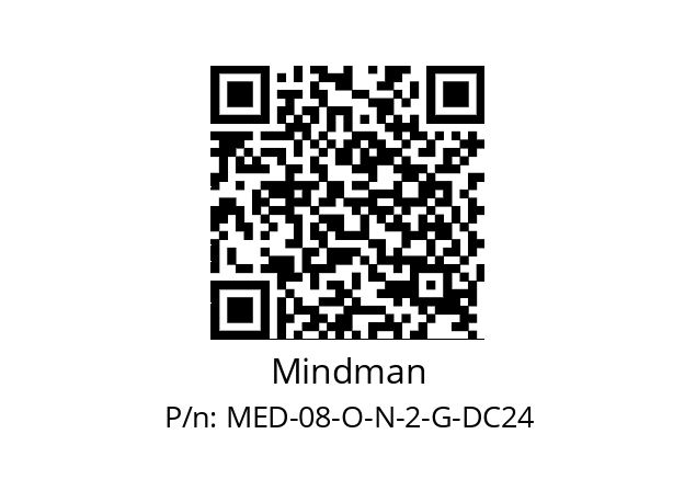   Mindman MED-08-O-N-2-G-DC24