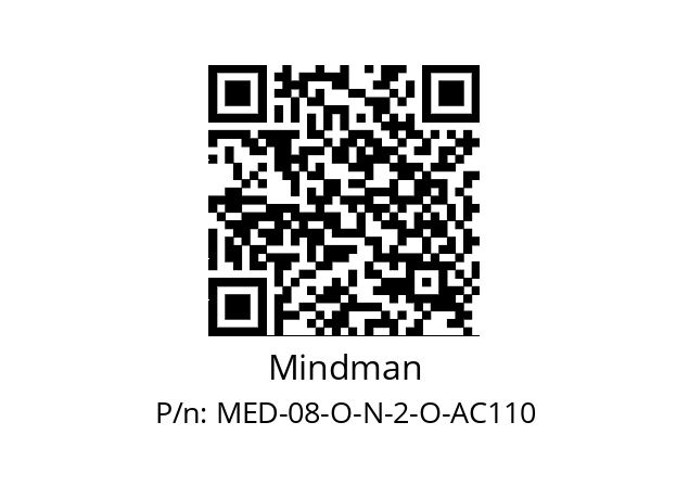   Mindman MED-08-O-N-2-O-AC110