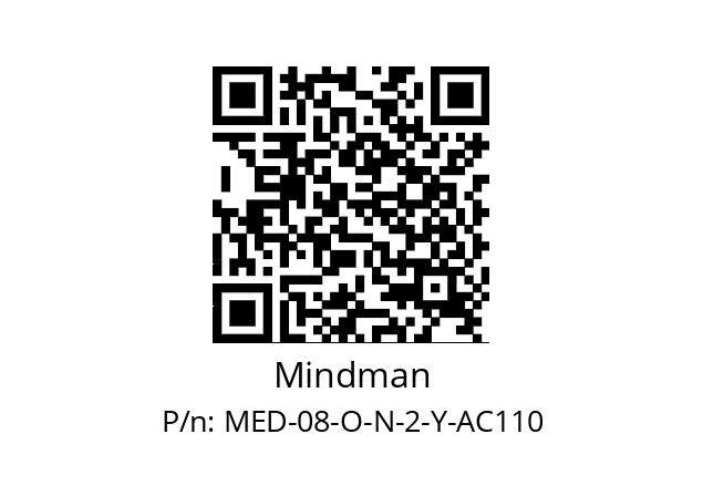   Mindman MED-08-O-N-2-Y-AC110